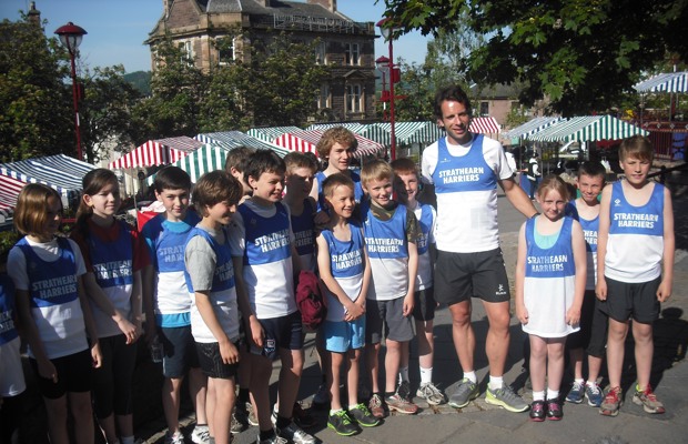 Harriers Juniors welcome Mark Beaumont to Crieff