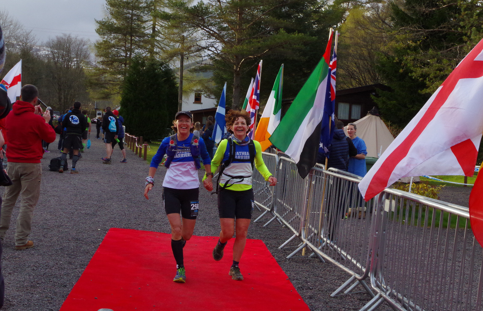 Julia and Nic finishing the Fling