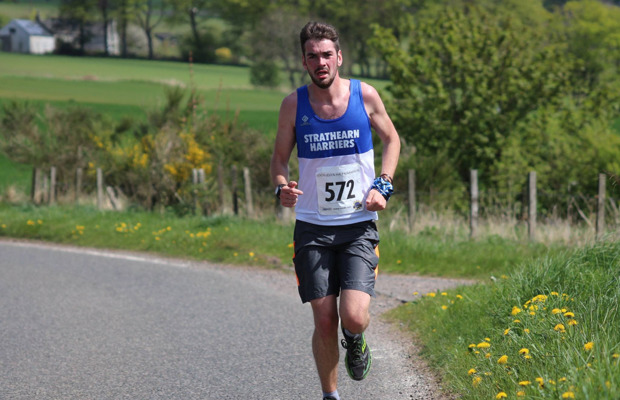 Ben Murphy at the Loch Leven half marathon